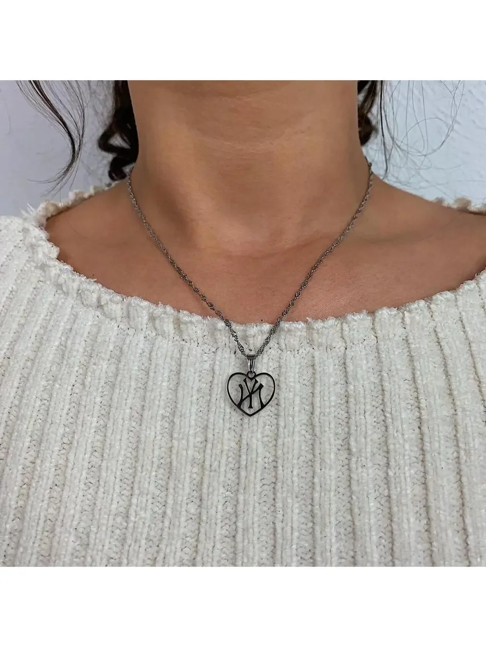 Y2K Gold Stainless Steel Steel Chain Necklace